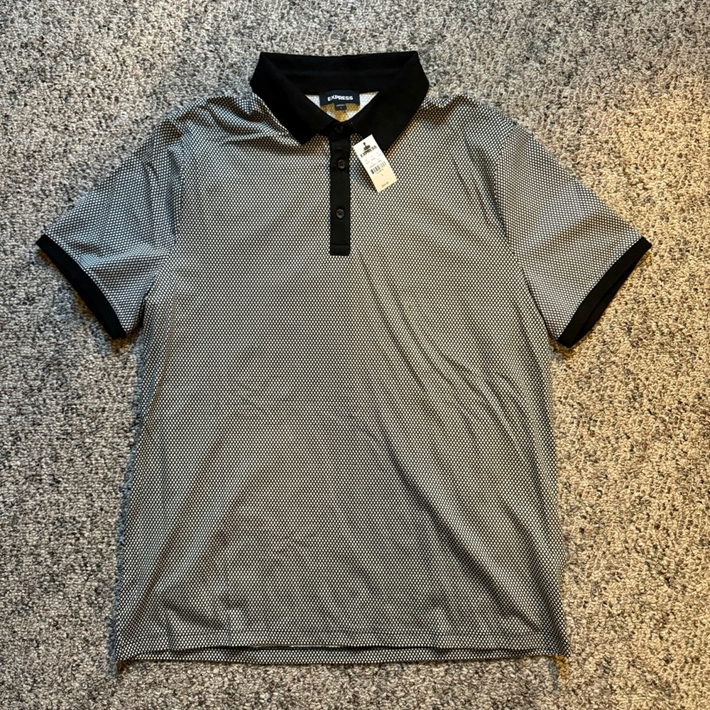 Express 3 Button Polo Shirt